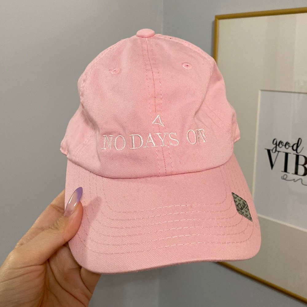 Light pink baseball cap